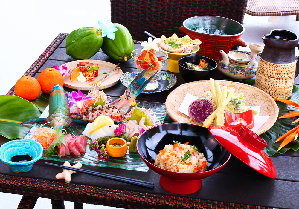 海の幸と旬の素材コース